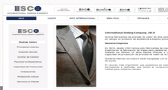 Desktop Screenshot of isco.com.mx
